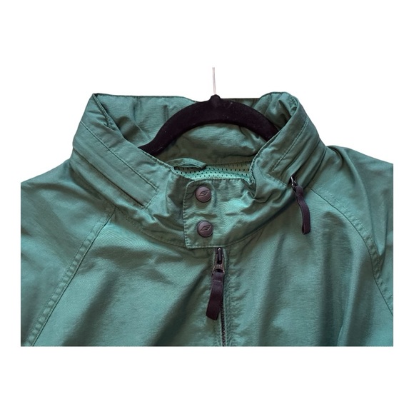 Structure Mens Size XL Zip Up Jacket Green Hidden Hood Adjustable Very Nice - Picture 4 of 15